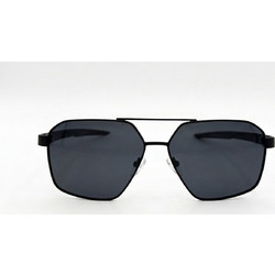 Enzo PZ5063 C1 Ανδρικά Γυαλιά Ηλίου Aviator Μεταλλικά Μαύρα με Μαύρο Φακό
