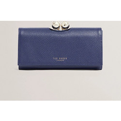 Ted Baker Μεγάλο Γυναικείο Πορτοφόλι με Clip Μπλε 284940