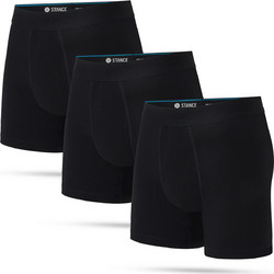 Stance Ανδρικά Μποξεράκια Σετ 3Pack Μαύρα M802D25MBB-BLK