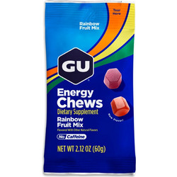 GU Energy Chews Rainbow Fruit Mix 60gr