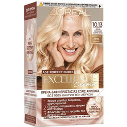 L'Oreal Excellence Creme Age Perfect Nudes 10.13 Κατάξανθο Μπλε Σαντρέ Χρυσό Μόνιμη Βαφή Μαλλιών Xωρίς Αμμωνία