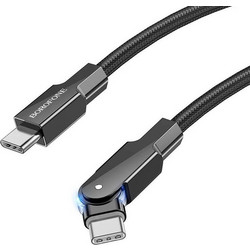 Borofone BU41 180 Rotating Braided USB-C to USB-C 60W 1.2m Black
