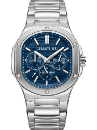 Cerruti 1881 Trento Ανδρικό Ρολόι με Ασημί Μεταλλικό Μπρασελέ CIWGK0096002