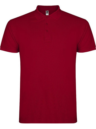 Roly Ανδρική Αθλητική Μπλούζα Polo Κόκκινη PO6638-57
