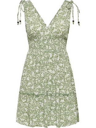 Only Mini Καλοκαιρινό Καθημερινό Φόρεμα Floral Μεταξωτό Πράσινο Mint 15373070