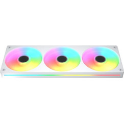 Cougar Unity 360 Case Fan 120mm ARGB με Σύνδεση 3-Pin 4-Pin PWM 3τμχ White