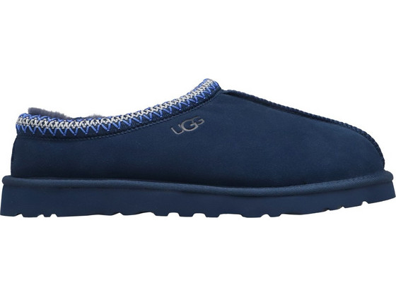 UGG Tasman II Χειμερινές Ανδρικές Παντόφλες Κλειστές με Γούνα Navy Μπλε 1174671-DEOC