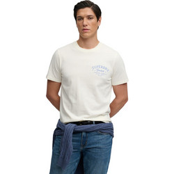 Superdry Ανδρικό Αθλητικό T-Shirt Λευκό M1012353A-71D