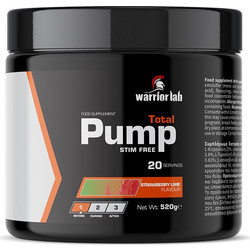 Warriorlab Total Pump Stim Free Strawberry Lime 520gr