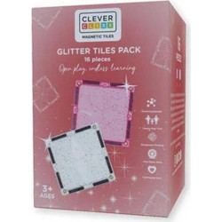 Cleverclixx Magnetic Tiles Glitter Tiles Pack