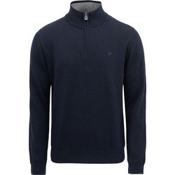 Gnious Ανδρικό Πουλόβερ με Φερμουάρ Navy Μπλε 21-300247