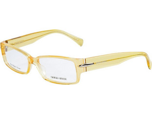 Giorgio Armani GA713FRF Ανδρικός Σκελετός Γυαλιών Οράσεως Κοκάλινος Κίτρινος