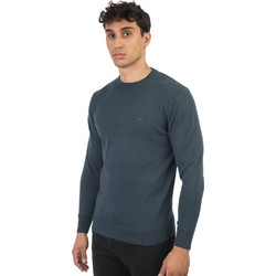 Double Ανδρική Πλεκτή Μπλούζα Πετρόλ KNIT-8000
