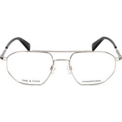 Rag & Bone RNB7040G 010 Ανδρικός Σκελετός Γυαλιών Οράσεως Μεταλλικός Ασημί