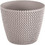 Prosperplast Splofy Γλάστρα Στρογγυλή Πλαστική Καφέ 18.7x15.8cm DSP190-7529U
