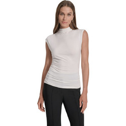 DKNY Γυναικείο Καλοκαιρινό Top Εκρού W3384RAS-IVY