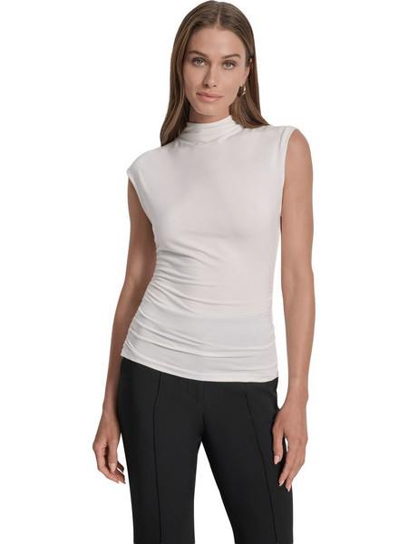 DKNY Γυναικείο Καλοκαιρινό Top Εκρού W3384RAS-IVY