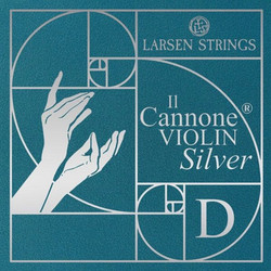Larsen Strings Il Cannone Silver Χορδή Βιολιού D Medium Tension