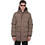 Berto Lucci Ανδρικό Μπουφάν Χειμωνιάτικο Puffer Καφέ 09242-814-5008