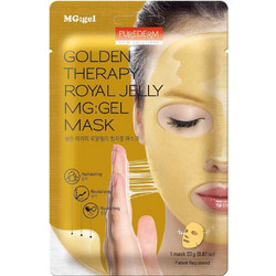 Purederm Golden Therapy Royal Jelly MG:Gel Sheet Μάσκα Προσώπου για Αντιγήρανση με Βασιλικό Πολτό 23gr