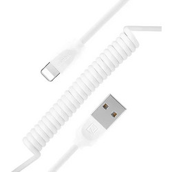 Remax Radiance Pro Spiral USB-A to Lightning Cable 1m White