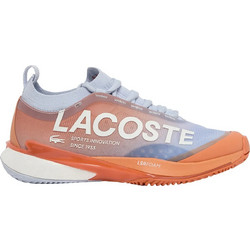 Lacoste AG-LT Lite Γυναικεία Αθλητικά Παπούτσια για Τένις Γαλάζια Πορτοκαλί 51SFA0011-AMJ