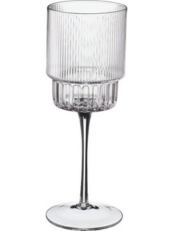 Ποτήρι Κρασιού Γυάλινo Κολωνάτο Elegant Design 340ml KR2260