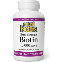 Natural Factors Biotin 60 Κάψουλες