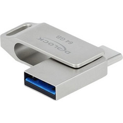 DeLOCK 54075 64GB USB Stick 3.2 Gen 1 με USB-A & USB-C