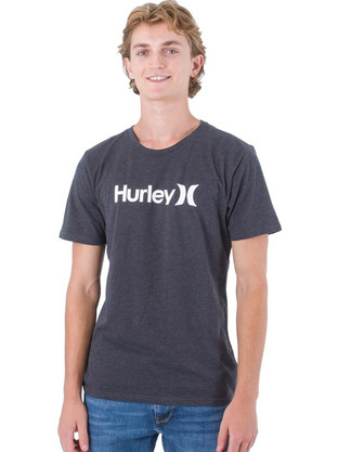 Hurley Ανδρικό Αθλητικό T-Shirt Ανθρακί HATS1020-H032