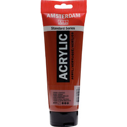 Royal Talens Amsterdam 411 Burnt Sienna Ακρυλικό Χρώμα Ζωγραφικής 250ml