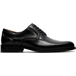 Clarks CraftRemi Ανδρικά Σκαρπίνια Derby Δερμάτινα Μαύρα 26186387