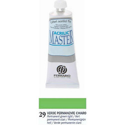 Ferrario Master 29 Permanent Green Light Ακρυλικό Χρώμα Ζωγραφικής 60ml