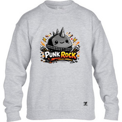 Takeposition Punk Rock Παιδικό Φούτερ Γκρι 810-1650