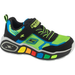Skechers Παιδικά Sneakers Μαύρα Πράσινα 407606N-LMBK