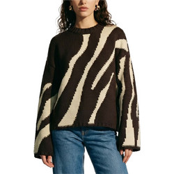 Topshop Γυναικεία Πλεκτή Μπλούζα Σοκολατί 31001955