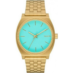 Nixon Time Teller Γυναικείο Ρολόι με Χρυσό Μεταλλικό Μπρασελέ A045-5345-00