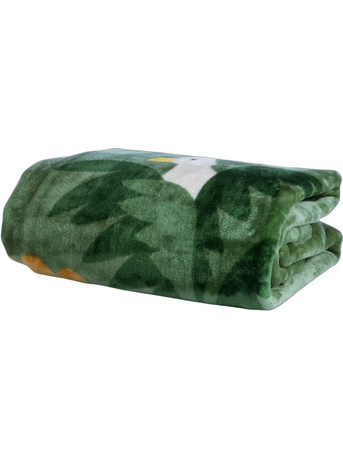 Nef-Nef Jungle Mania Παιδική Κουβέρτα Fleece Ζωάκια 160x220 Πράσινη
