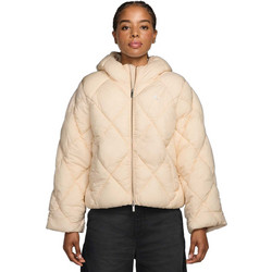 Jordan Jordan Γυναικείο Μπουφάν Χειμωνιάτικο Puffer Κοντό Αντιανεμικό Μπεζ IM7234-272