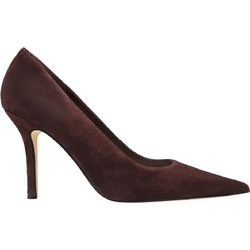 Nine West Gemmha Γόβες Suede με Τακούνι Στιλέτο Καφέ 02-602