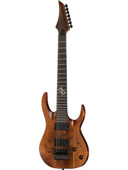 Solar Guitars A1.7AAN Ηλεκτρική Κιθάρα ST Style με Μαγνήτες HH & Ταστιέρα Ebony 7 Χορδών Aged Natural Matte