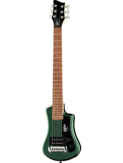 Hofner Shorty Ηλεκτρική Κιθάρα Alternative με Μαγνήτες H & Ταστιέρα Jatoba Cadillac Green