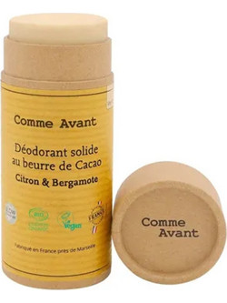 Comme Avant Λεμόνι & Περγαμόντο Φυσικό Αποσμητικό Stick Χωρίς Αλουμίνιο 60gr