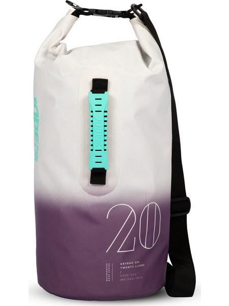 Jobe 220025003 Στεγανός Σάκος Ώμου 20lt Λευκός Μωβ