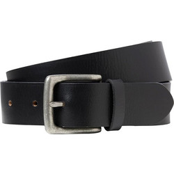 Jack & Jones Ανδρική Ζώνη Δερμάτινη Μαύρη 12298849