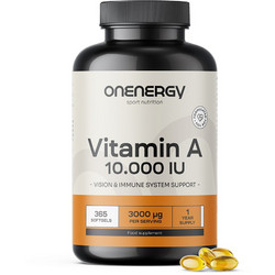OnEnergy Vitamin Α 10.000IU 365 Μαλακές Κάψουλες