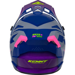 Kenny Mx Track Graphic Div Speed Purple Pink Κράνος Μηχανής Motocross 1470gr