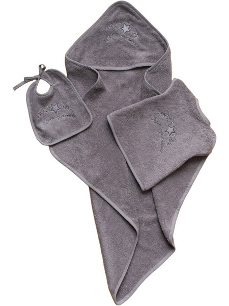 Palamaiki Joia BJ524 Σετ Βρεφικό Μπουρνούζι Κάπα Γκρι 75x75cm 3τμχ