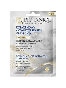 Biotaniqe Professional Collagen Glow Activator Glass Skin Sheet Μάσκα Προσώπου για Ενυδάτωση & Λάμψη με Κολλαγόνο 1τμχ
