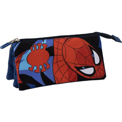 Cerda Spider-Man Κασετίνα με 3 Θήκες Μαύρη 2700002285